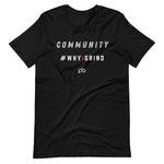 community - why i grind (white letters)